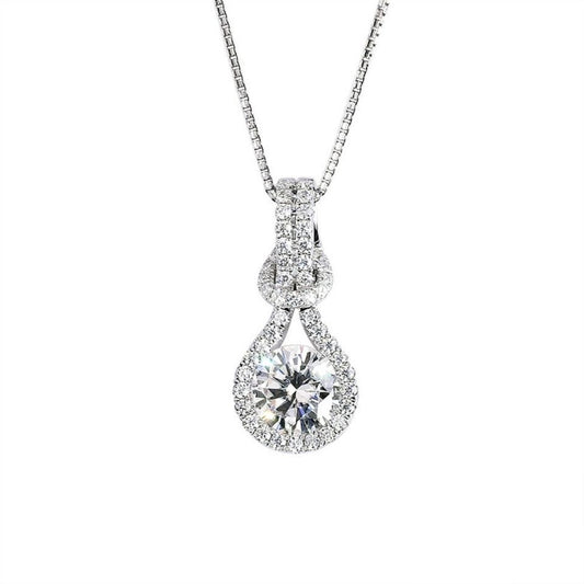 D Color, VVS1 moissanite Diamond necklace