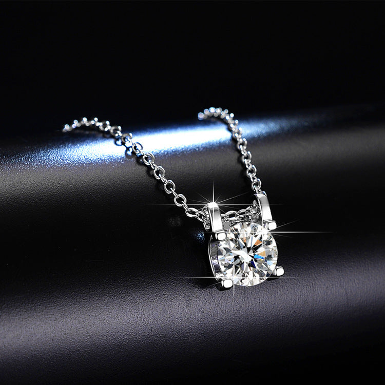 D Color, VVS1 moissanite Diamond necklace